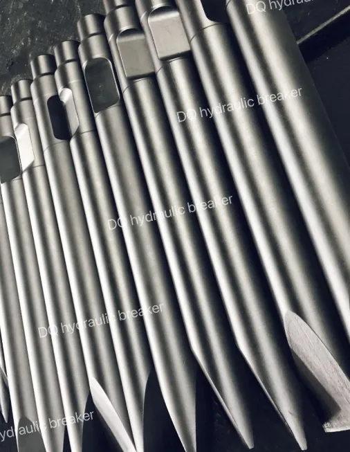 Maanshan DongQiang Machinery Manufacturing High Quality Spare Parts of Hydraul Ic Breaker Moil Chisel 135*1300 140*1300 Для HB20G SB81 SB100 SB121 SB131 SB151